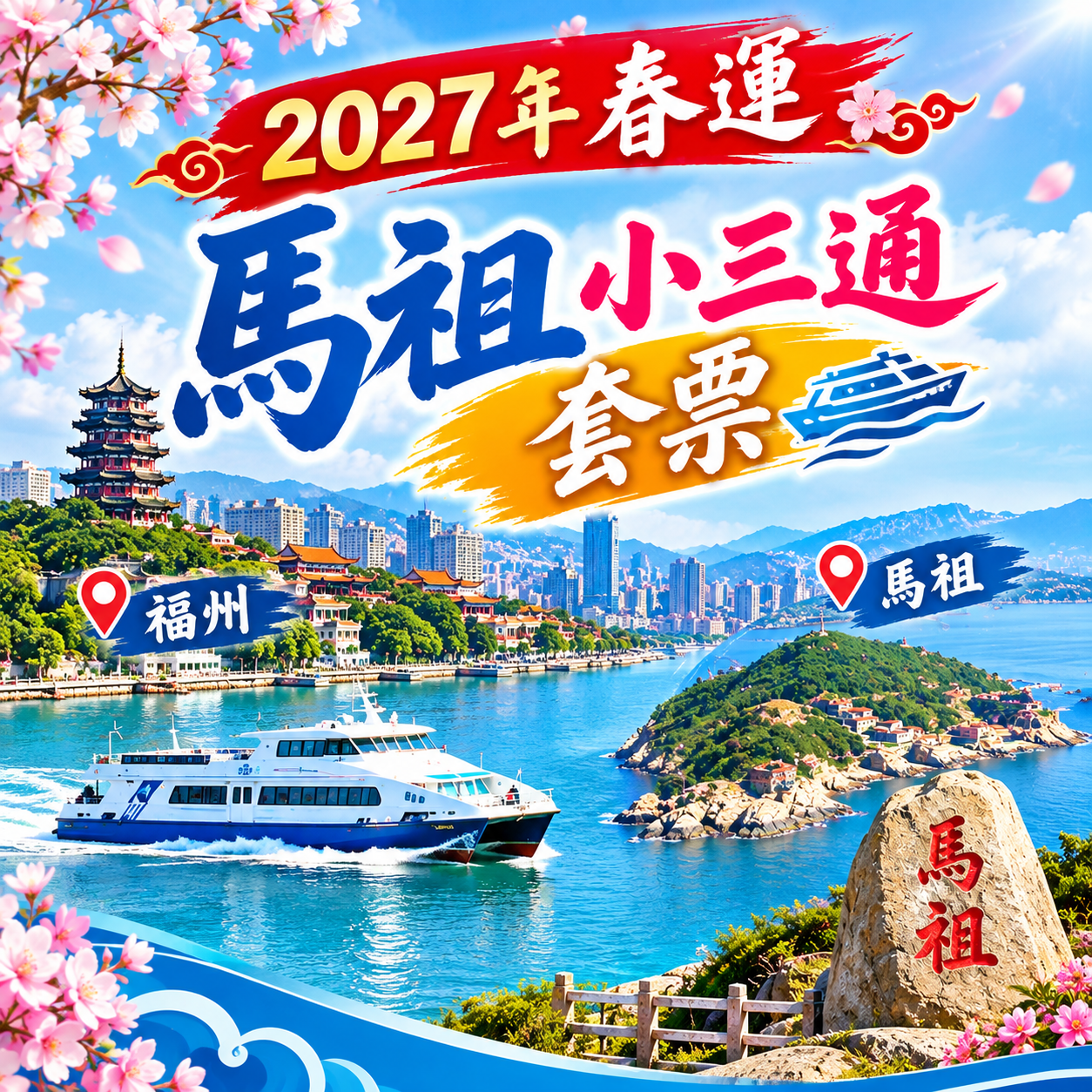 春節特輯～～馬祖-福州 (小三通套票)